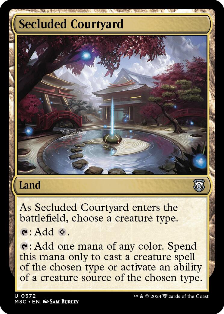 Secluded Courtyard [Modern Horizons 3 Commander] | Galaxy Games LLC