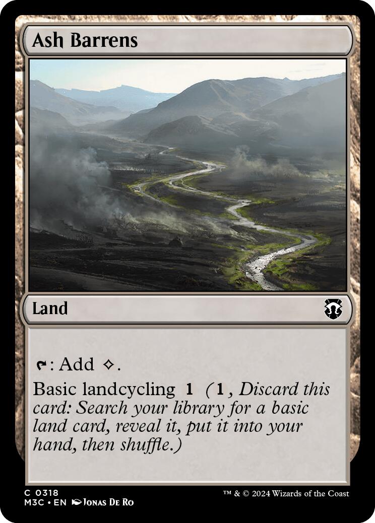 Ash Barrens [Modern Horizons 3 Commander] | Galaxy Games LLC