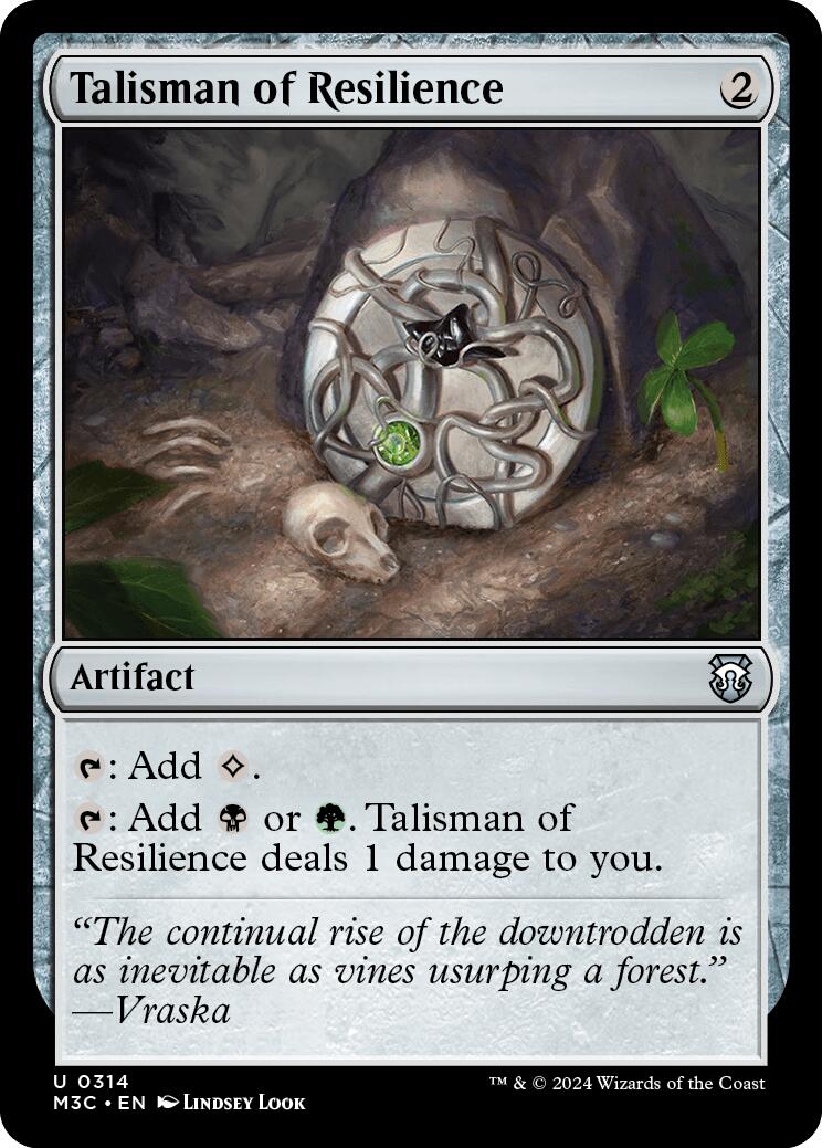 Talisman of Resilience [Modern Horizons 3 Commander] | Galaxy Games LLC