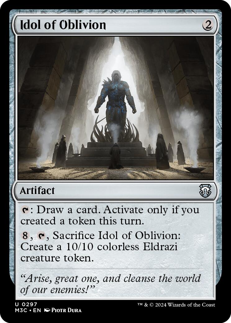 Idol of Oblivion [Modern Horizons 3 Commander] | Galaxy Games LLC