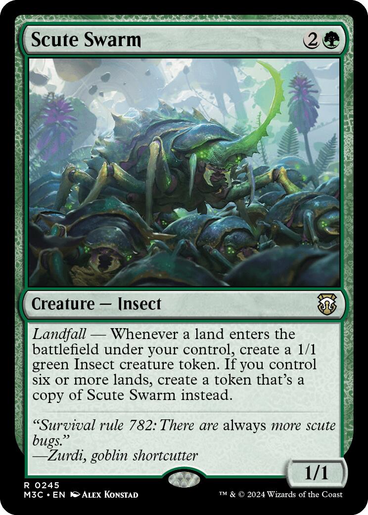 Scute Swarm [Modern Horizons 3 Commander] | Galaxy Games LLC