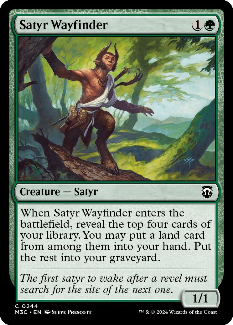 Satyr Wayfinder [Modern Horizons 3 Commander] | Galaxy Games LLC