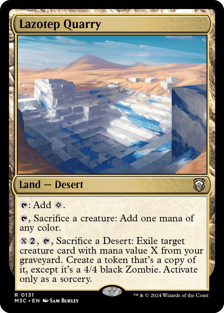 Lazotep Quarry [Modern Horizons 3 Commander] | Galaxy Games LLC