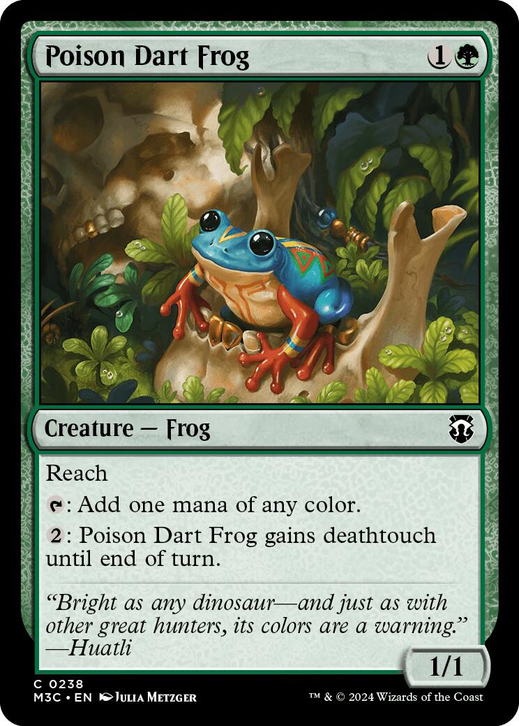 Poison Dart Frog [Modern Horizons 3 Commander] | Galaxy Games LLC