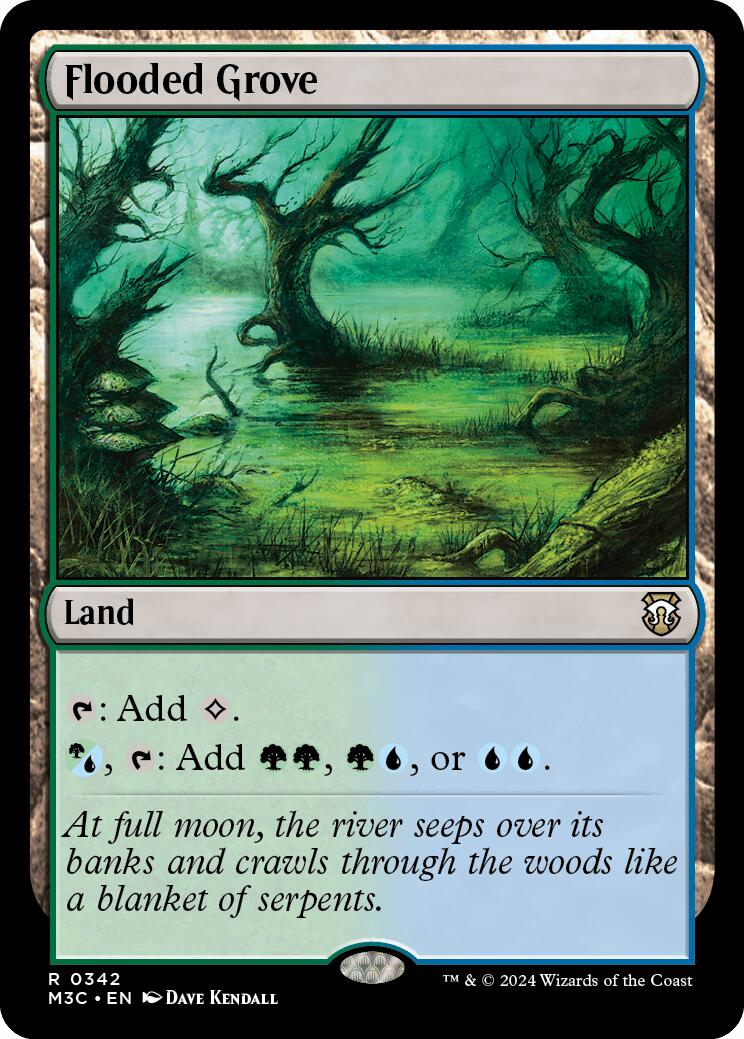 Flooded Grove [Modern Horizons 3 Commander] | Galaxy Games LLC