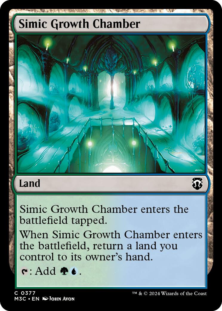 Simic Growth Chamber [Modern Horizons 3 Commander] | Galaxy Games LLC