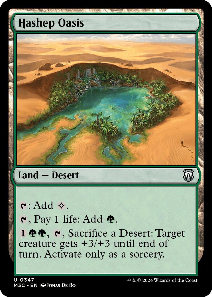 Hashep Oasis [Modern Horizons 3 Commander] | Galaxy Games LLC