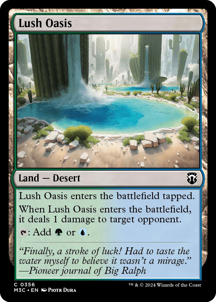 Lush Oasis [Modern Horizons 3 Commander] | Galaxy Games LLC