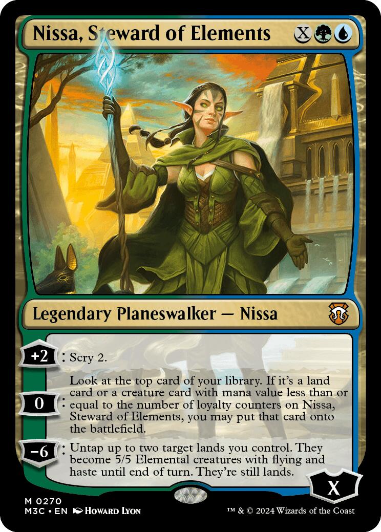 Nissa, Steward of Elements [Modern Horizons 3 Commander] | Galaxy Games LLC