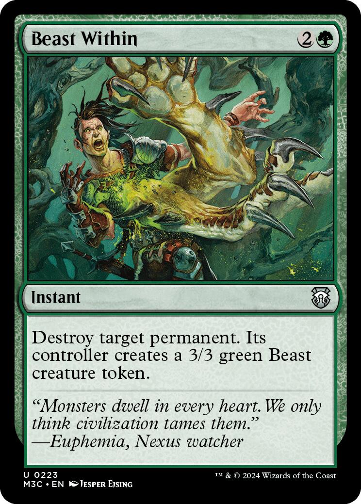 Beast Within [Modern Horizons 3 Commander] | Galaxy Games LLC