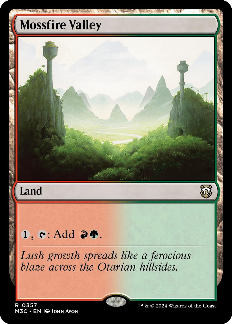 Mossfire Valley [Modern Horizons 3 Commander] | Galaxy Games LLC