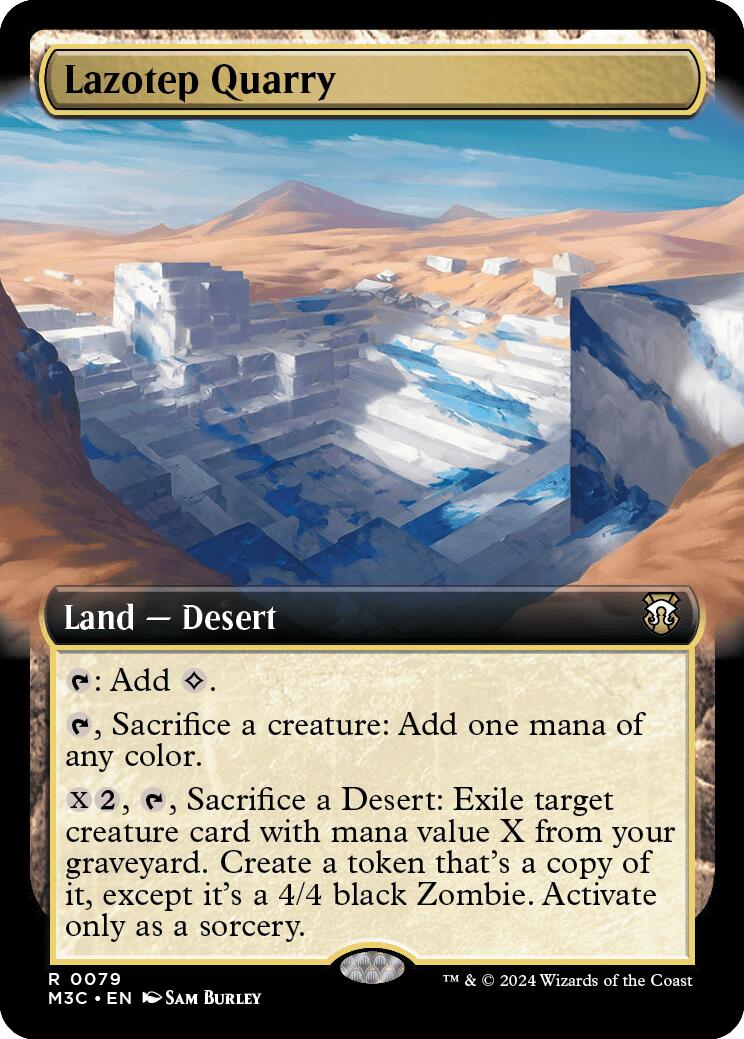 Lazotep Quarry (Extended Art) (Ripple Foil) [Modern Horizons 3 Commander] | Galaxy Games LLC