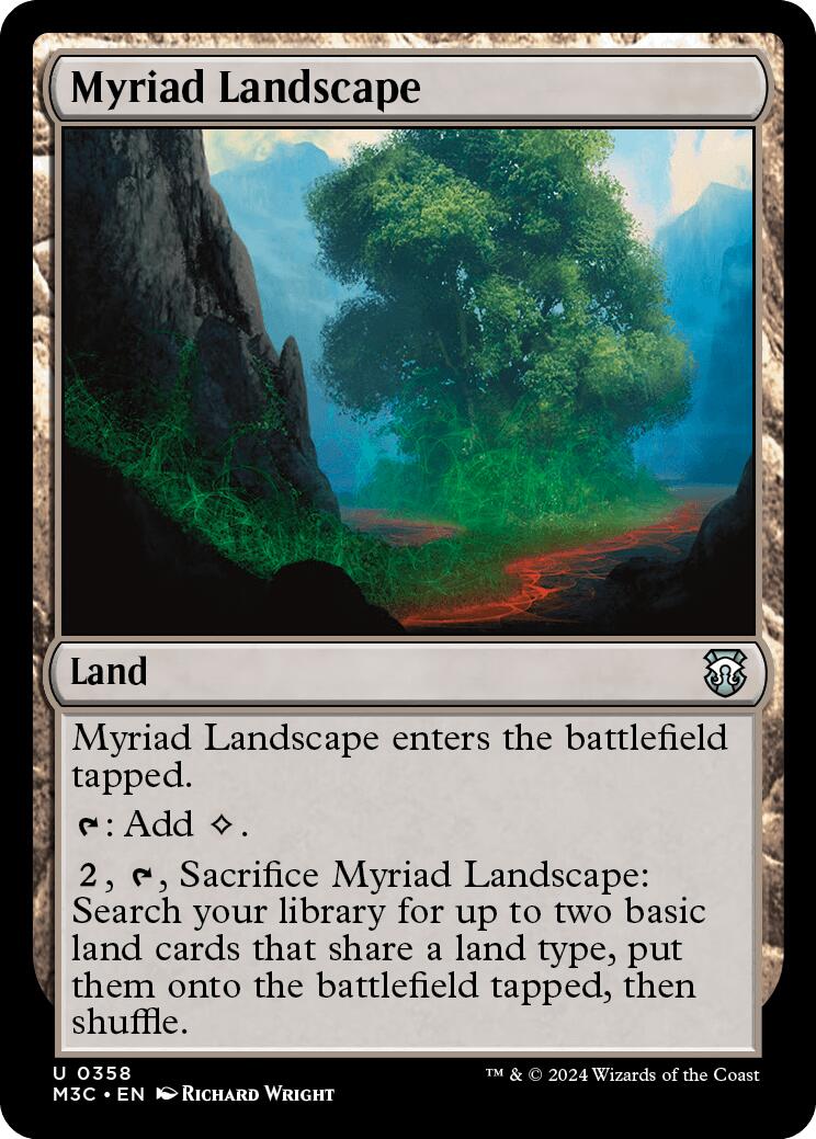 Myriad Landscape [Modern Horizons 3 Commander] | Galaxy Games LLC