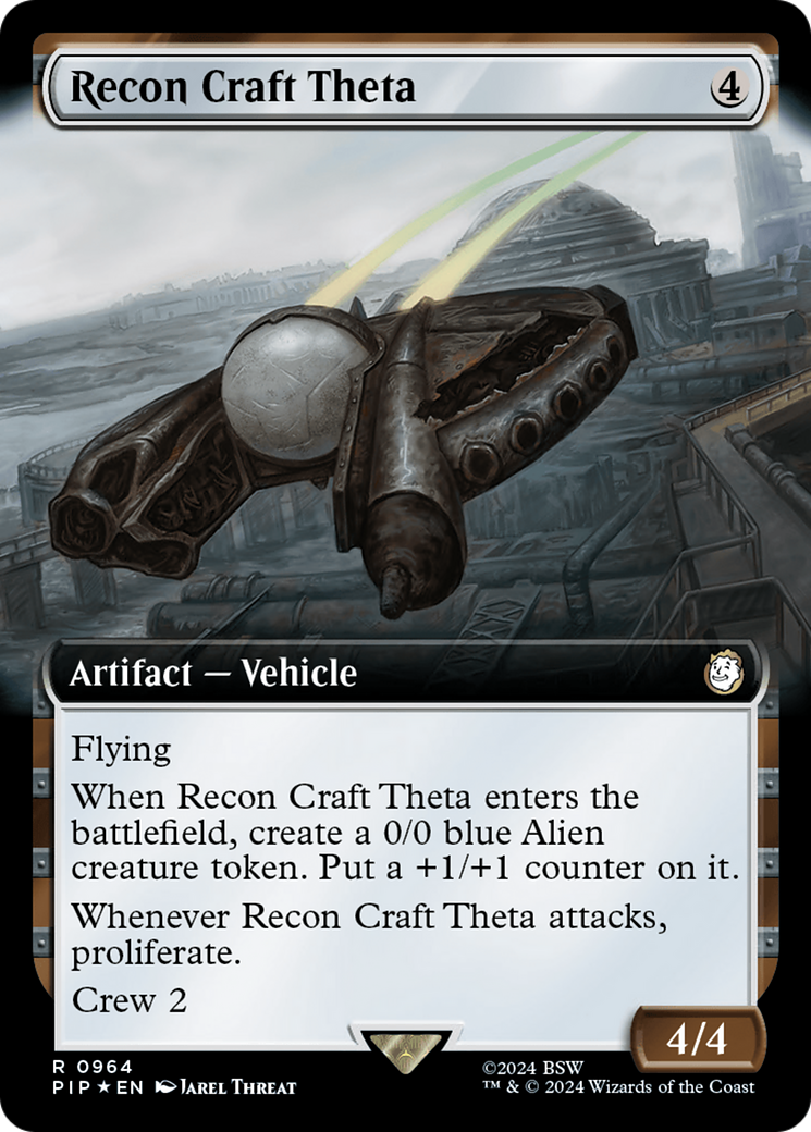 Recon Craft Theta (Extended Art) (Surge Foil) [Fallout] | Galaxy Games LLC