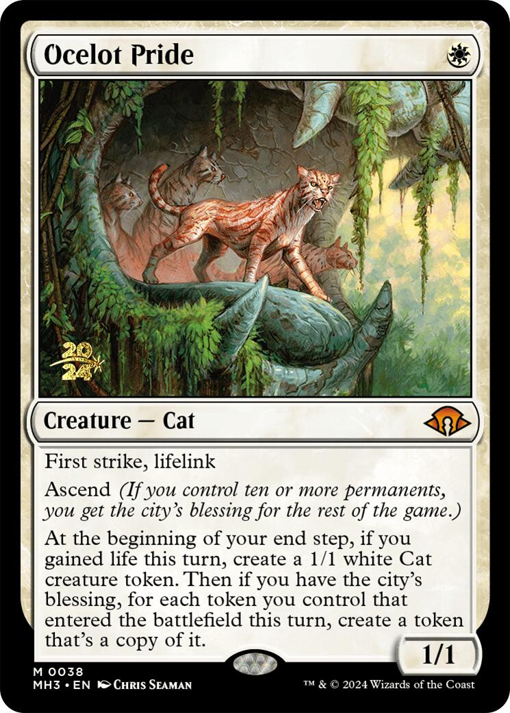 Ocelot Pride [Modern Horizons 3 Prerelease Promos] | Galaxy Games LLC