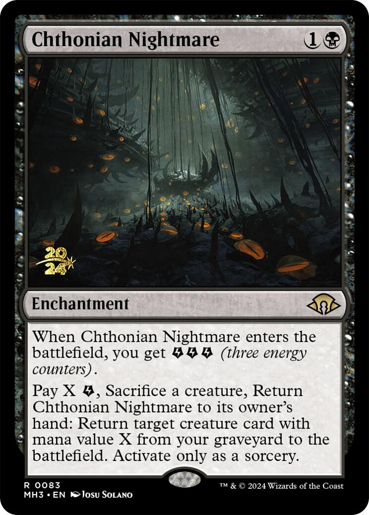 Chthonian Nightmare [Modern Horizons 3 Prerelease Promos] | Galaxy Games LLC