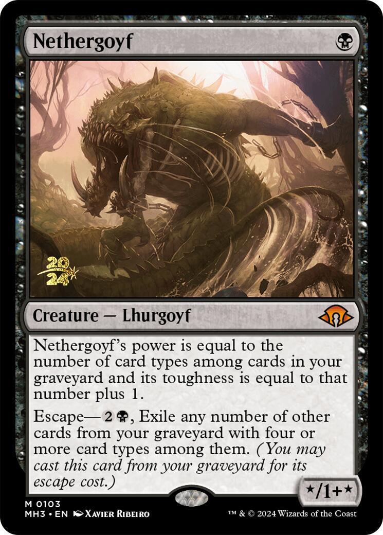 Nethergoyf [Modern Horizons 3 Prerelease Promos] | Galaxy Games LLC