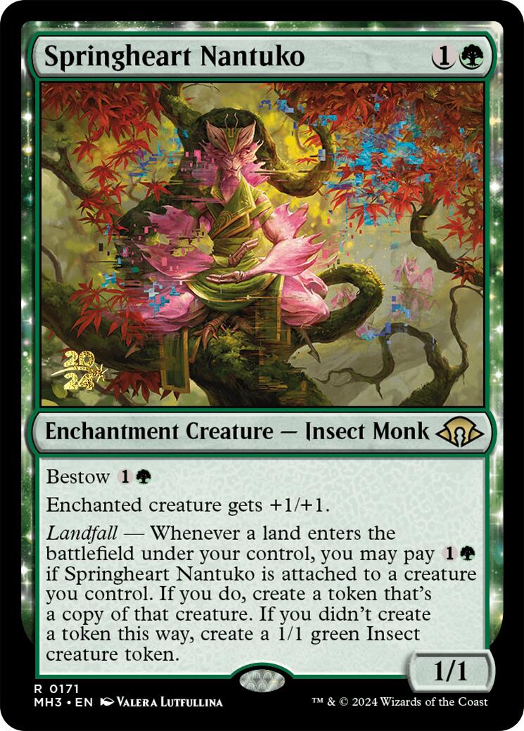 Springheart Nantuko [Modern Horizons 3 Prerelease Promos] | Galaxy Games LLC