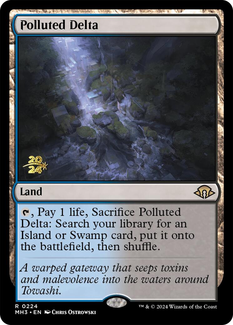 Polluted Delta [Modern Horizons 3 Prerelease Promos] | Galaxy Games LLC