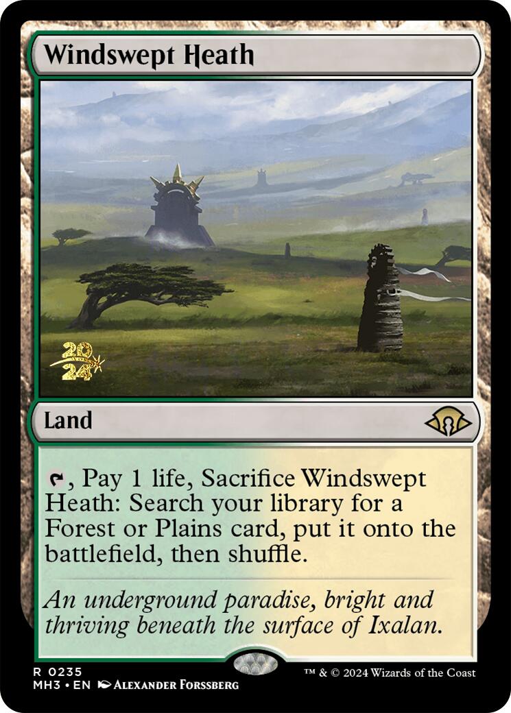 Windswept Heath [Modern Horizons 3 Prerelease Promos] | Galaxy Games LLC