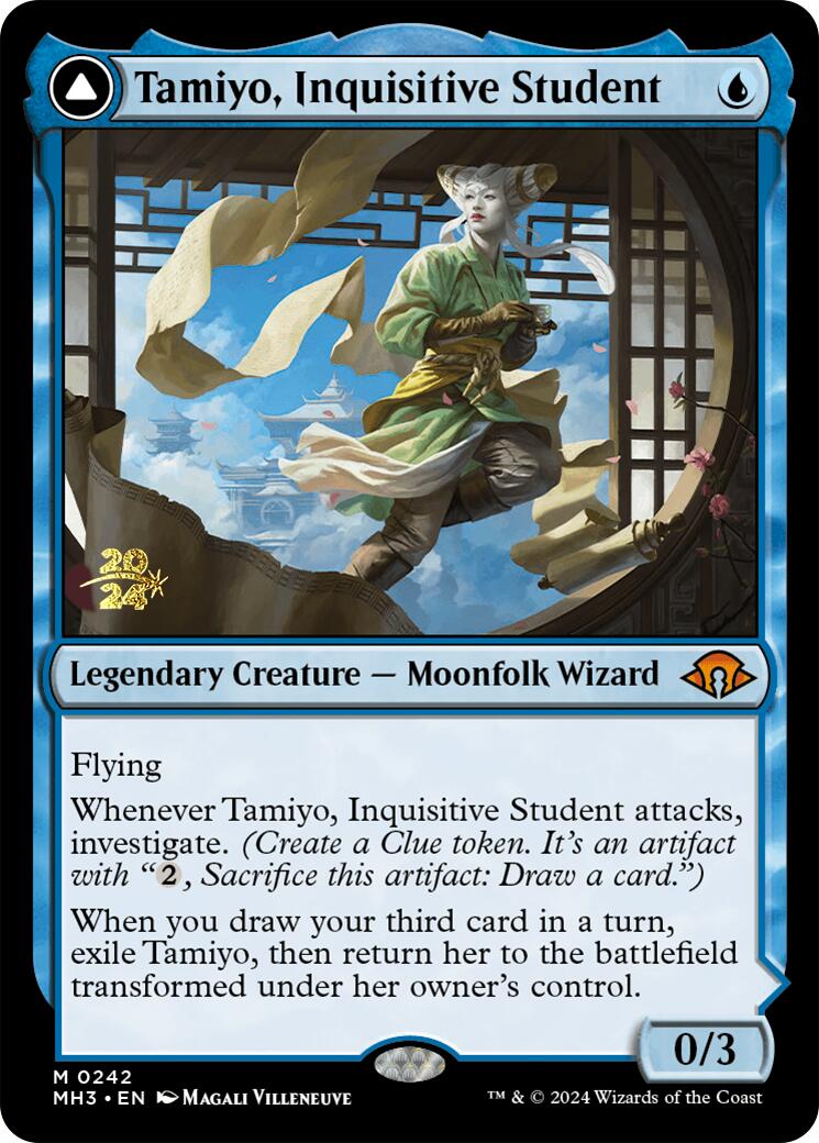 Tamiyo, Inquisitive Student [Modern Horizons 3 Prerelease Promos] | Galaxy Games LLC