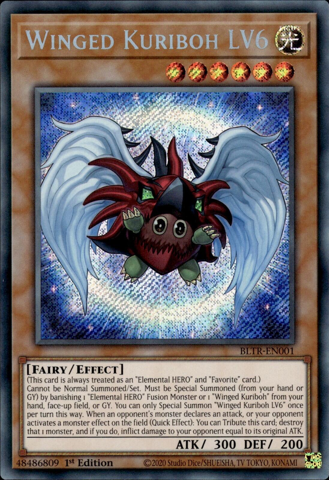 Winged Kuriboh LV6 [BLTR-EN001] Secret Rare | Galaxy Games LLC