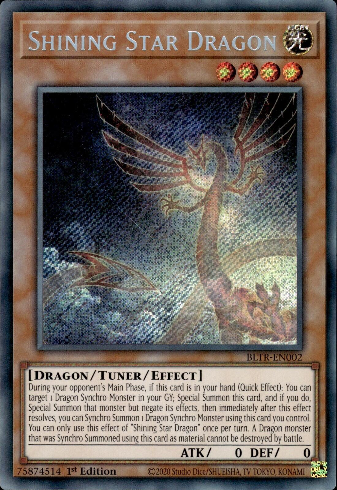 Shining Star Dragon [BLTR-EN002] Secret Rare | Galaxy Games LLC