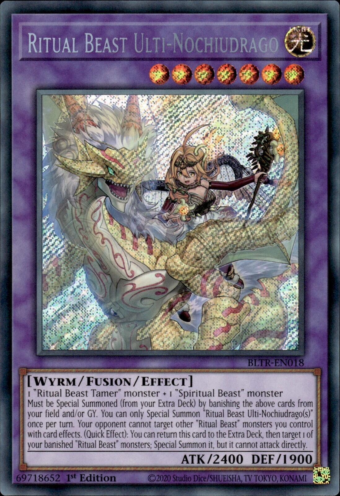 Ritual Beast Ulti-Nochiudrago [BLTR-EN018] Secret Rare | Galaxy Games LLC