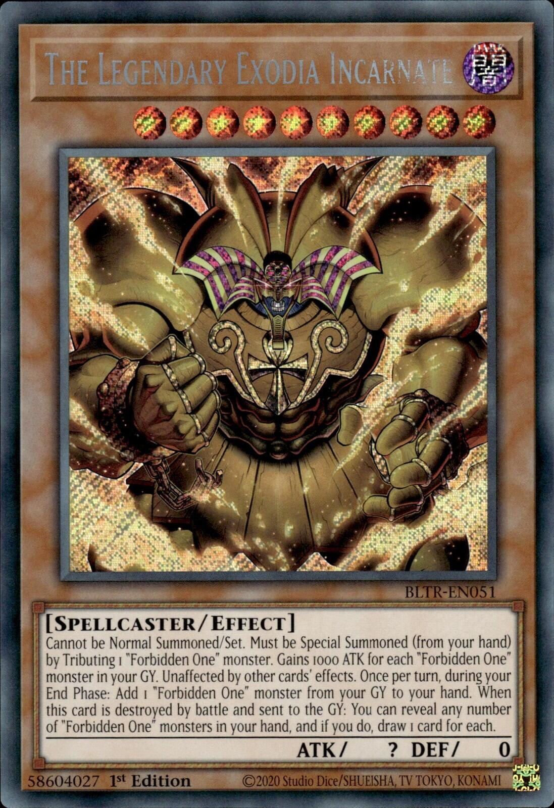 The Legendary Exodia Incarnate [BLTR-EN051] Secret Rare | Galaxy Games LLC