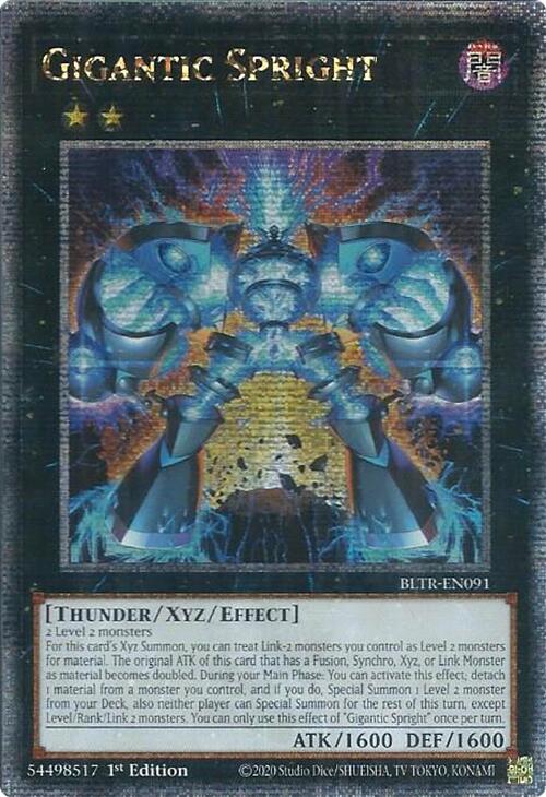 Gigantic Spright (Quarter Century Secret Rare) [BLTR-EN091] Quarter Century Secret Rare | Galaxy Games LLC