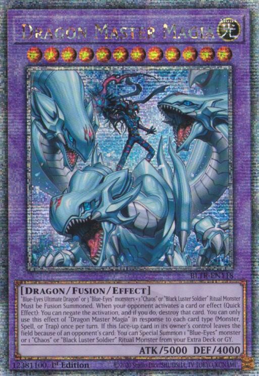 Dragon Master Magia (Quarter Century Secret Rare) [BLTR-EN118] Quarter Century Secret Rare | Galaxy Games LLC