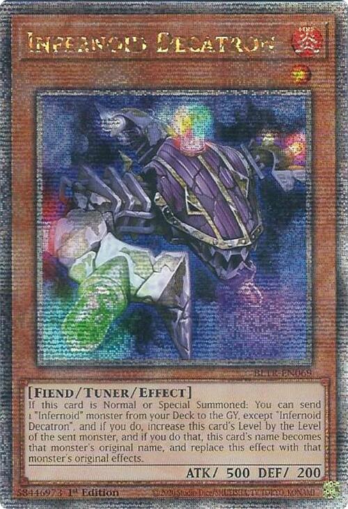 Infernoid Decatron (Quarter Century Secret Rare) [BLTR-EN069] Quarter Century Secret Rare | Galaxy Games LLC