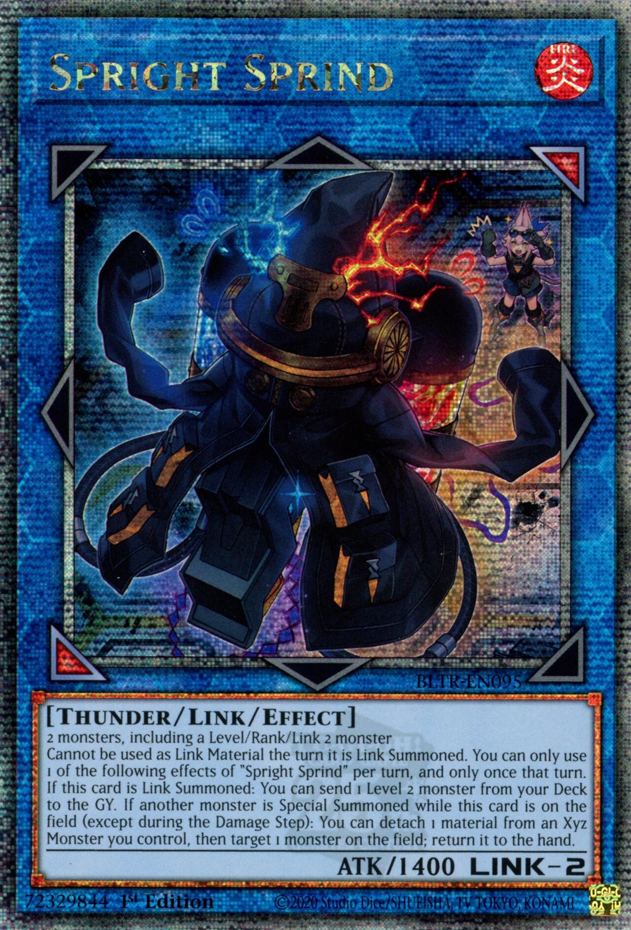 Spright Sprind (Quarter Century Secret Rare) [BLTR-EN095] Quarter Century Secret Rare | Galaxy Games LLC