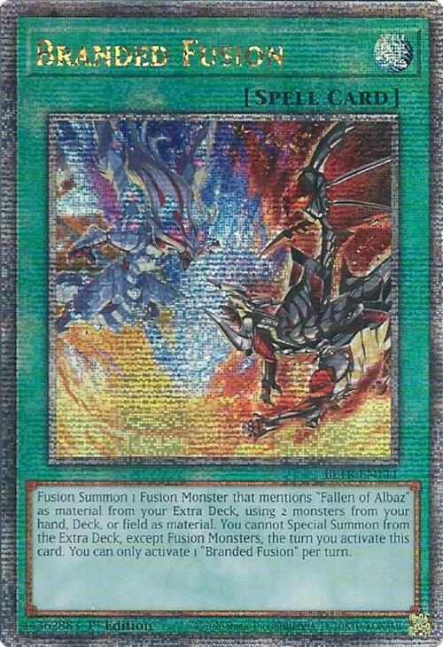 Branded Fusion (Quarter Century Secret Rare) [BLTR-EN111] Quarter Century Secret Rare | Galaxy Games LLC