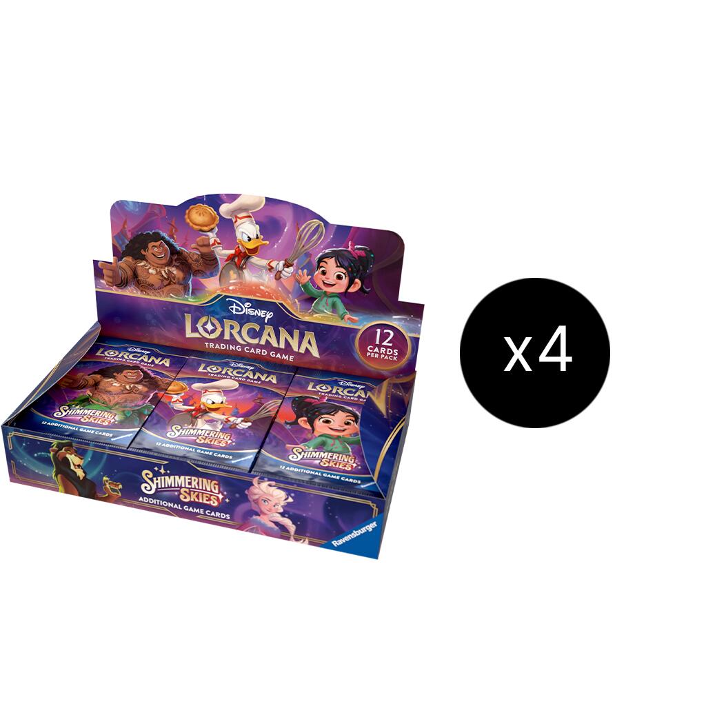 Disney Lorcana: Shimmering Skies Booster Box Case | Galaxy Games LLC