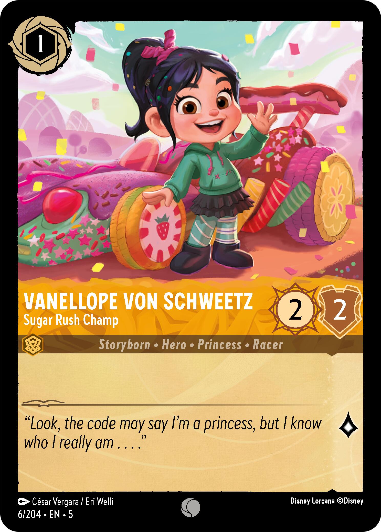 Vanellope von Schweetz - Sugar Rush Champ (6/204) [Shimmering Skies] | Galaxy Games LLC