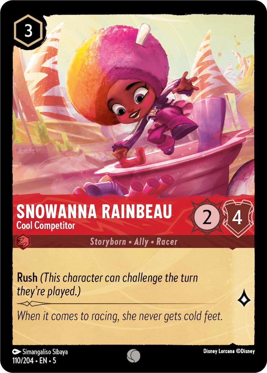 Snowanna Rainbeau - Cool Competitor (110/204) [Shimmering Skies] | Galaxy Games LLC