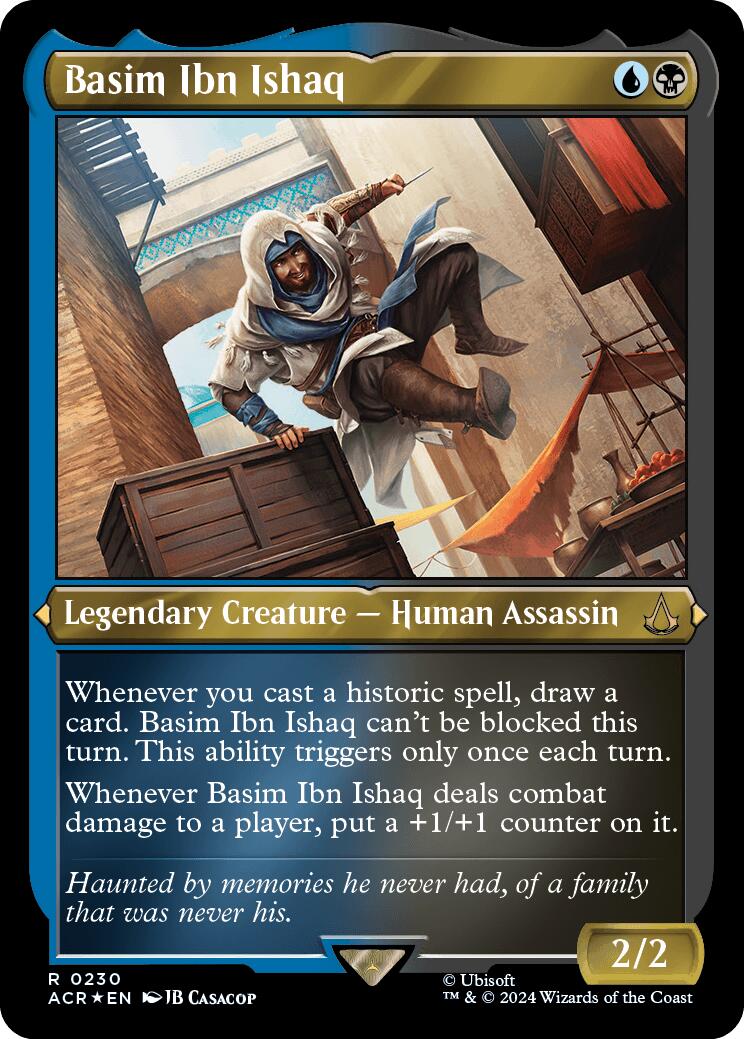 Basim Ibn Ishaq (Foil Etched) [Assassin's Creed] | Galaxy Games LLC