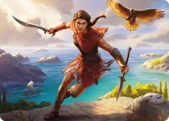 Kassandra, Eagle Bearer Art Card [Assassin's Creed Art Series] | Galaxy Games LLC