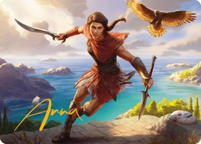 Kassandra, Eagle Bearer Art Card (Gold-Stamped Signature) [Assassin's Creed Art Series] | Galaxy Games LLC