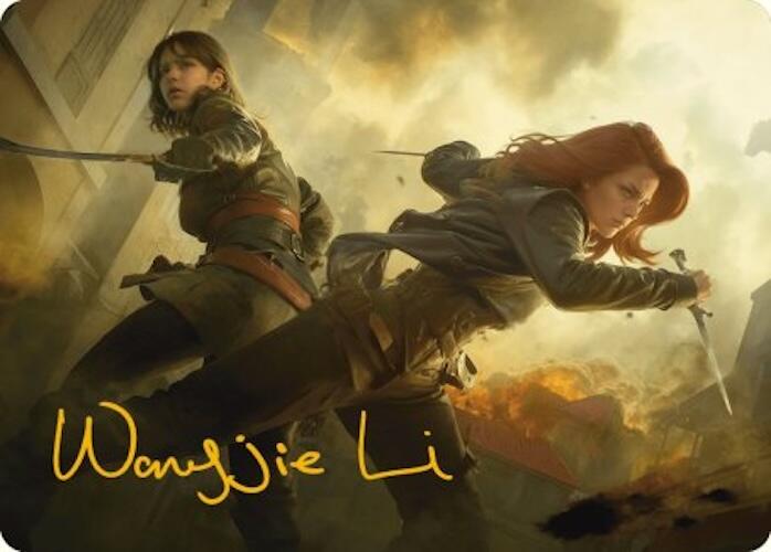 Mary Read and Anne Bonny Art Card (Gold-Stamped Signature) [Assassin's Creed Art Series] | Galaxy Games LLC