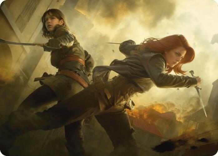 Mary Read and Anne Bonny Art Card [Assassin's Creed Art Series] | Galaxy Games LLC