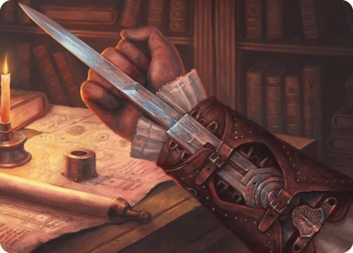 Hidden Blade Art Card [Assassin's Creed Art Series] | Galaxy Games LLC