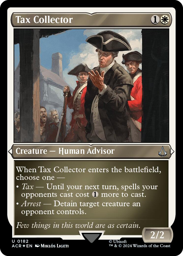 Tax Collector (Foil Etched) [Assassin's Creed] | Galaxy Games LLC