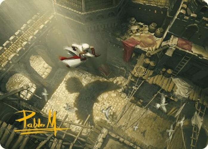 Rooftop Bypass Art Card (Gold-Stamped Signature) [Assassin's Creed Art Series] | Galaxy Games LLC