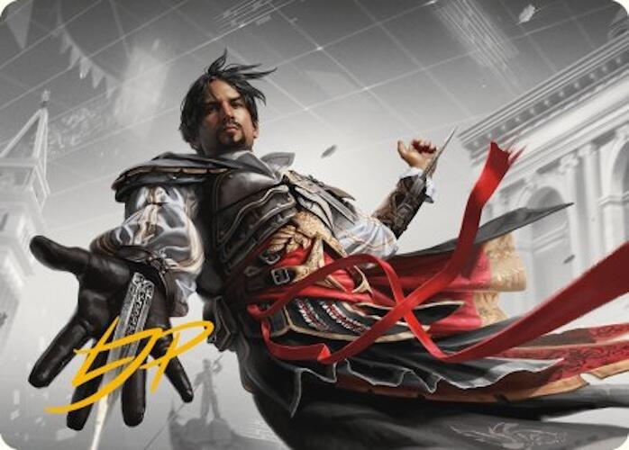 Ezio Auditore da Firenze Art Card (Gold-Stamped Signature) [Assassin's Creed Art Series] | Galaxy Games LLC