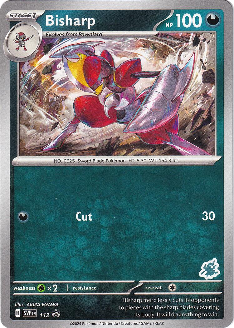 Bisharp (112) (Darkrai Deck) [Battle Academy 2024] | Galaxy Games LLC