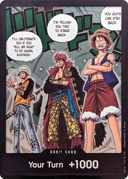DON!! Card (Trafalgar Law, Eustass Kid and Monkey.D.Luffy) (Double Pack Set Vol. 4) [500 Years in the Future] | Galaxy Games LLC