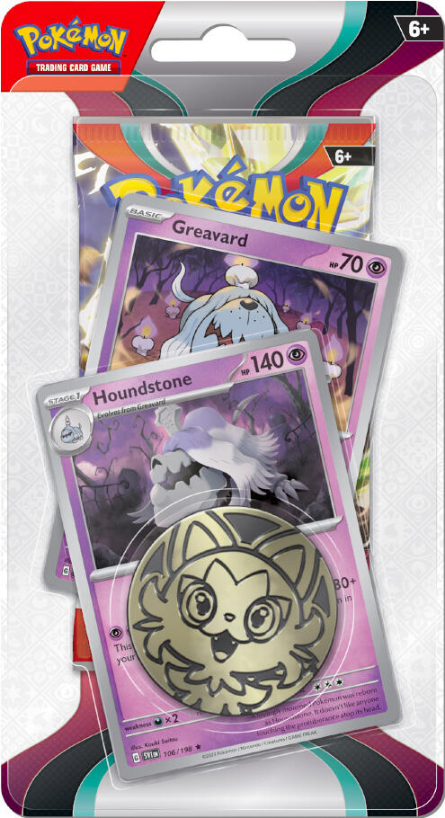 Scarlet & Violet: Obsidian Flames - Single Pack Blister (Houndstone) | Galaxy Games LLC
