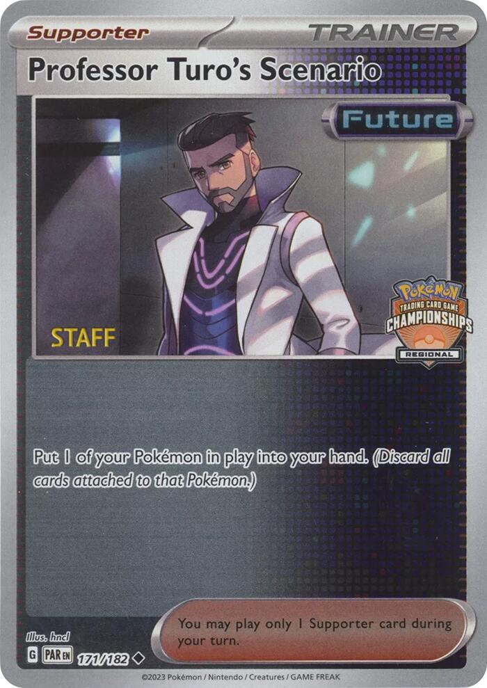 Professor Turo's Scenario (171/182) (2023 Regional Championships Staff) [League & Championship Cards] | Galaxy Games LLC